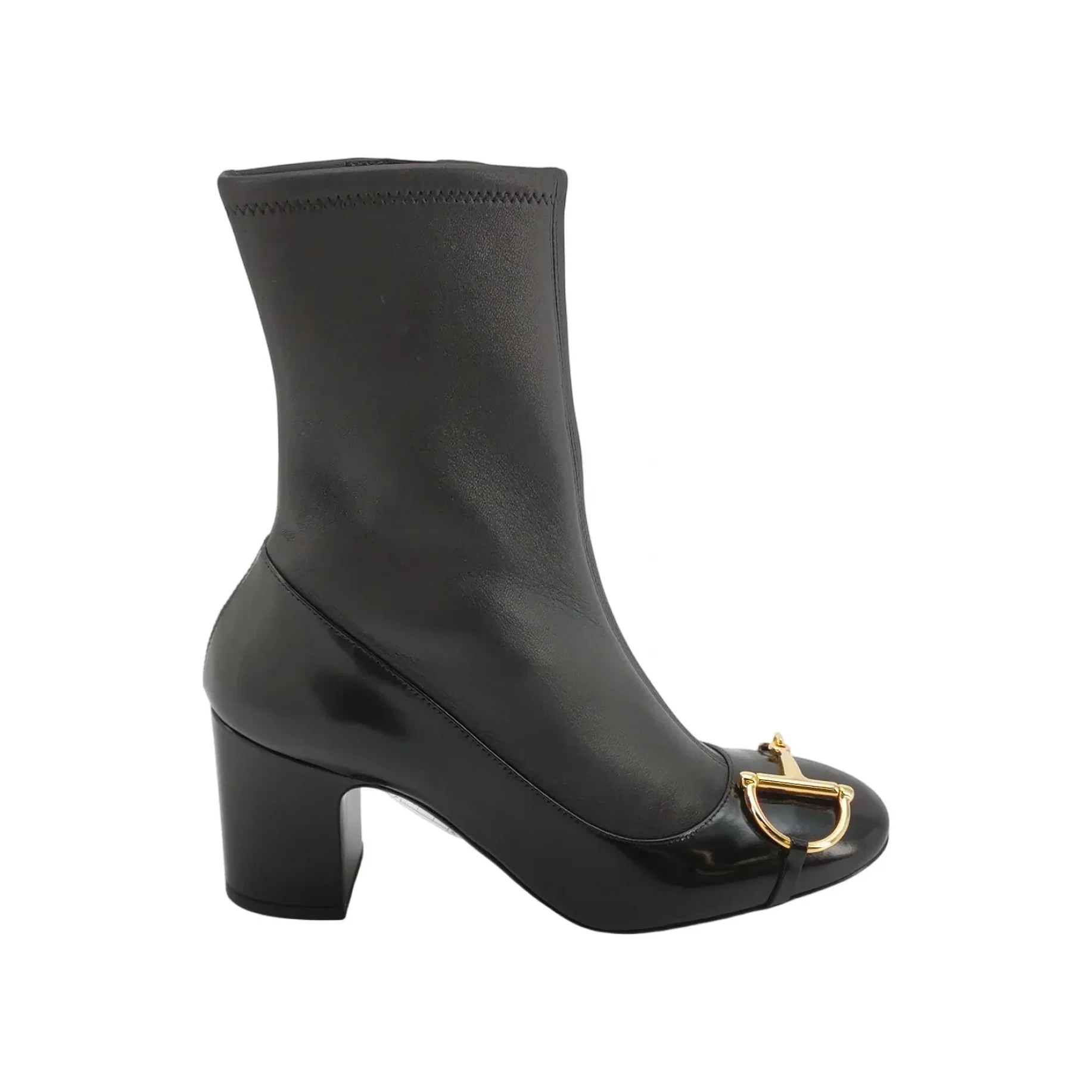 Gucci Horsebit Ankle Boots, Black