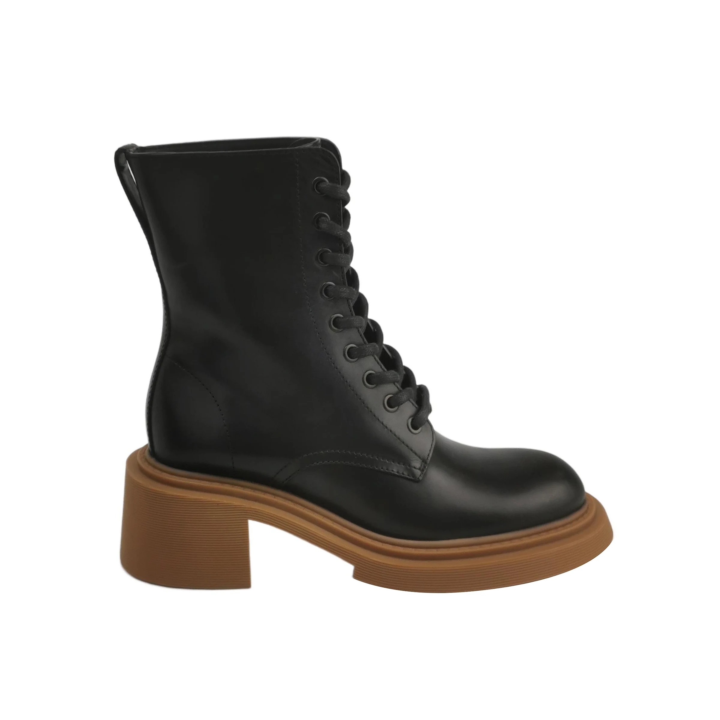 Loewe Lace-Up Ankle Boots, Colourblock