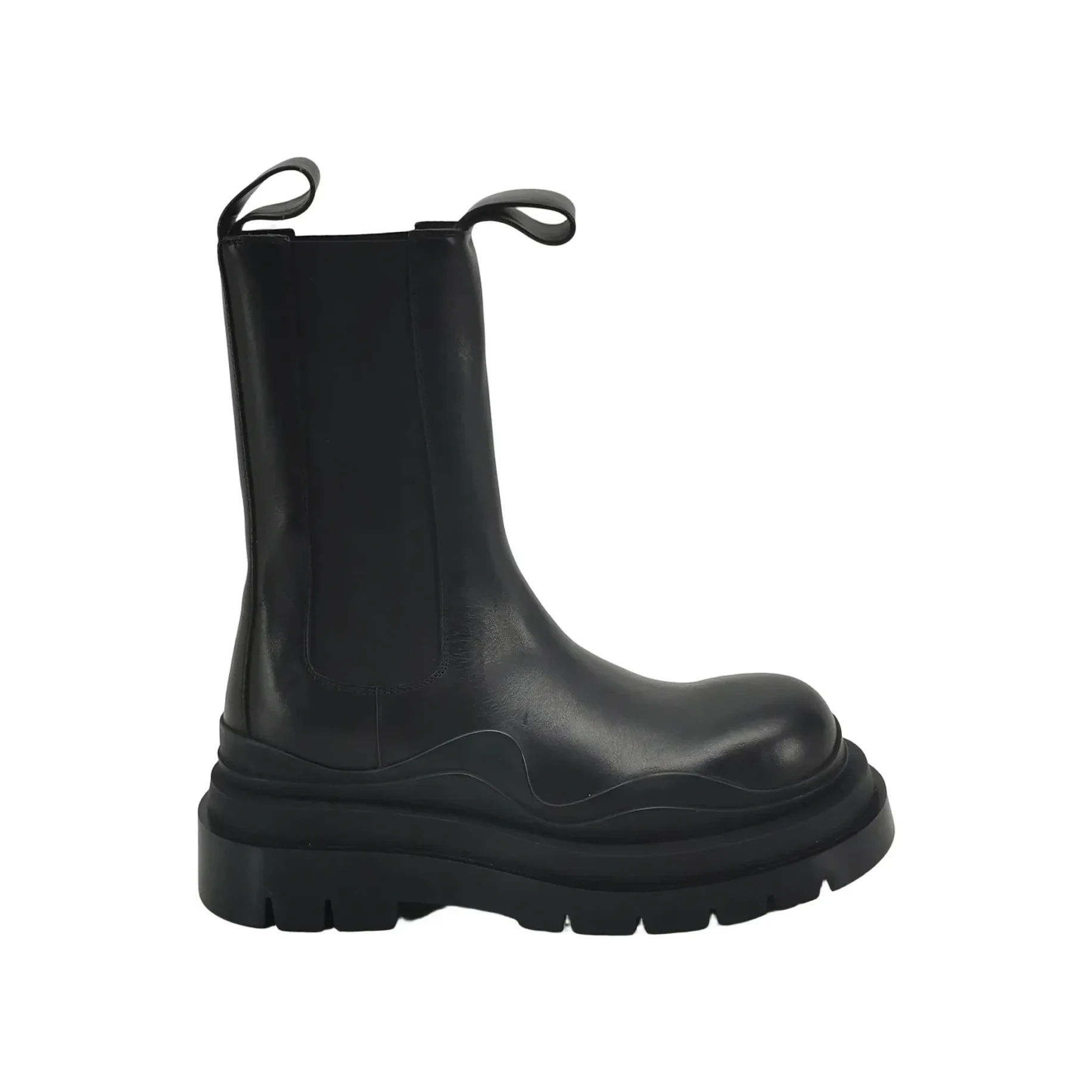 Bottega Veneta Tire Ankle Boots, Black