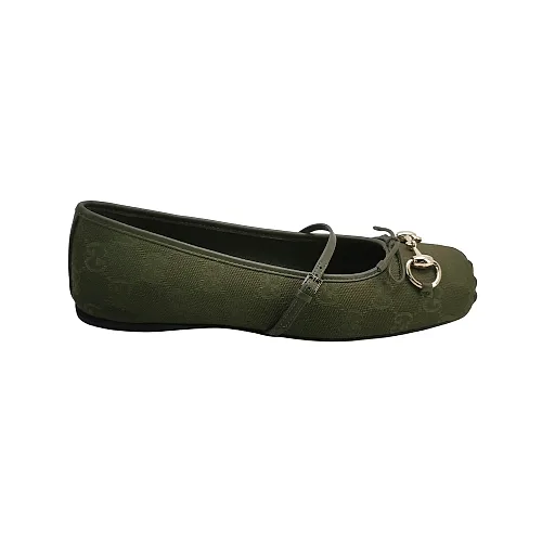 Gucci Horsebit Loafers, Green