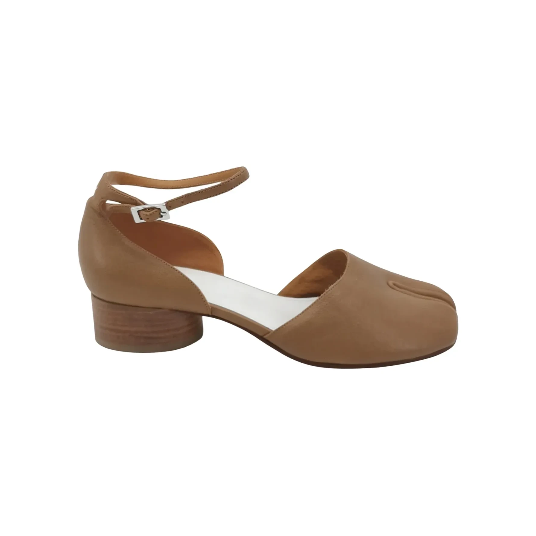 Maison Margiela Lambskin Flats, Brown