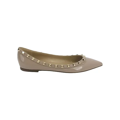 Valentino Rockstud Pointed Flats