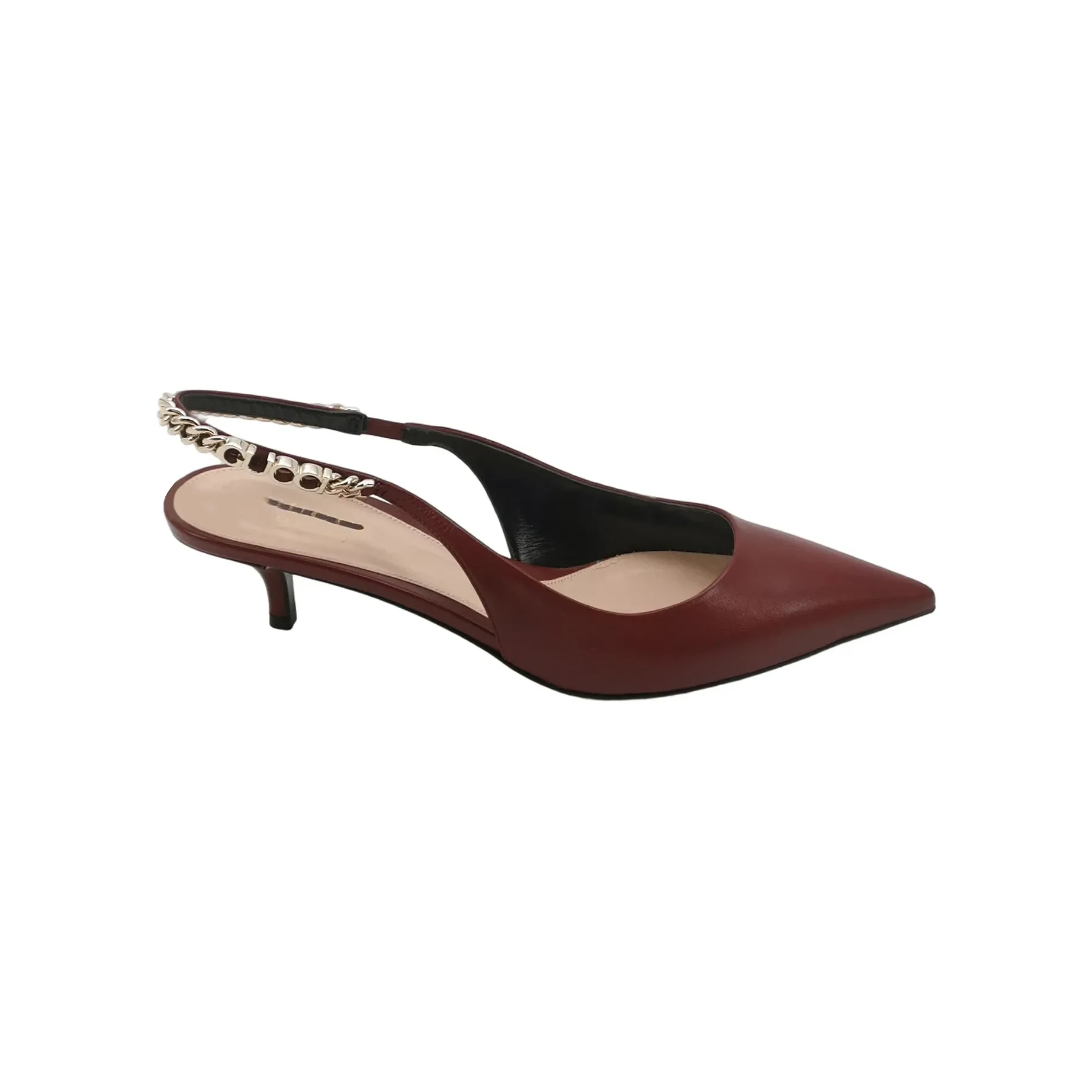 Gucci Signoria Pointed Flats, Red