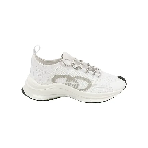 Gucci Run Sneakers, Double-G Round-Toe