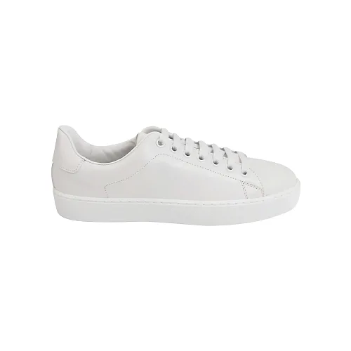 Burberry Round-Toe Sneakers, Black