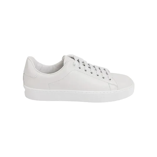 Burberry Leather Sneakers, Black