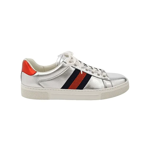 Gucci Ace Sneakers, Lambskin Colourblock