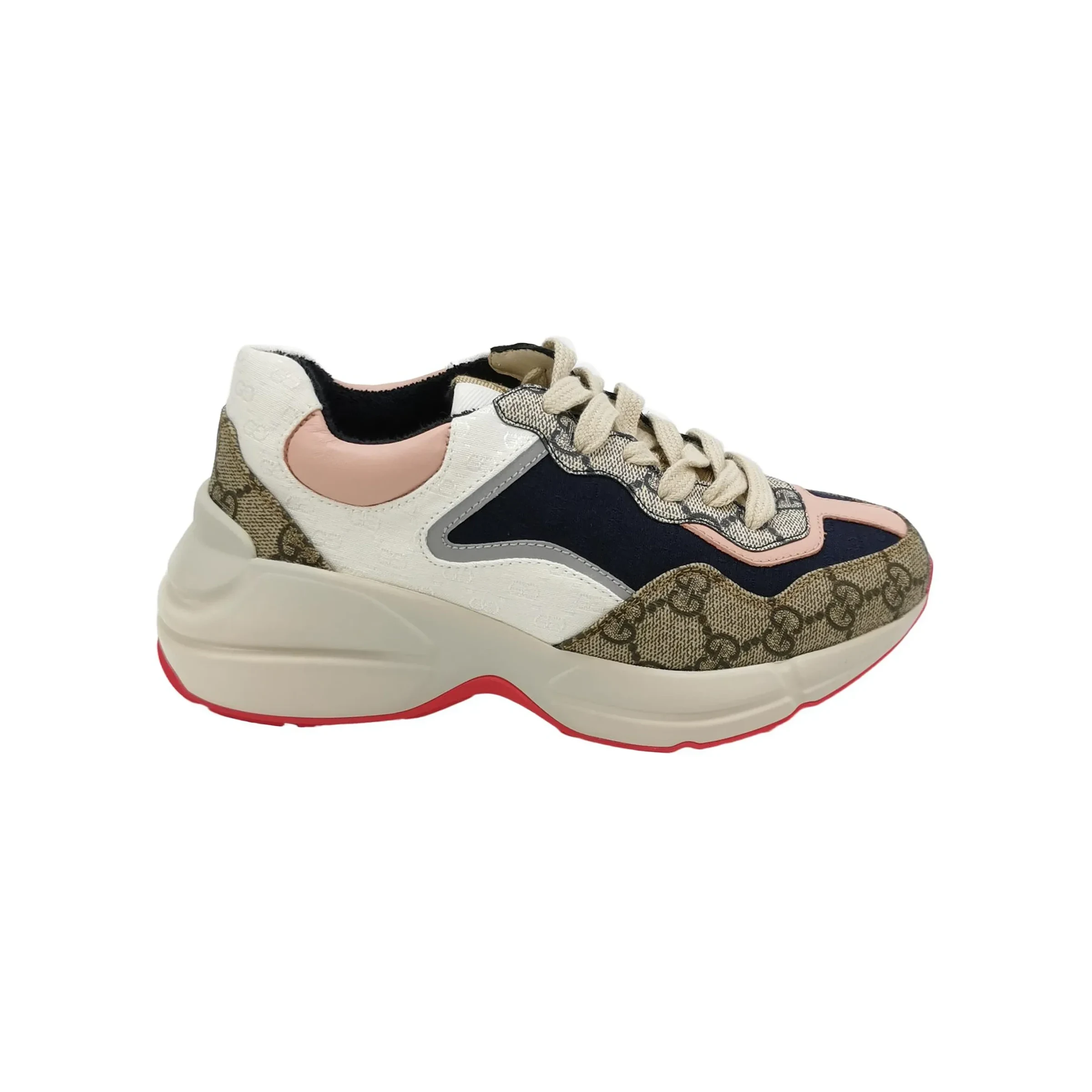 Gucci Rhyton GG Platform Sneakers, Colourblock