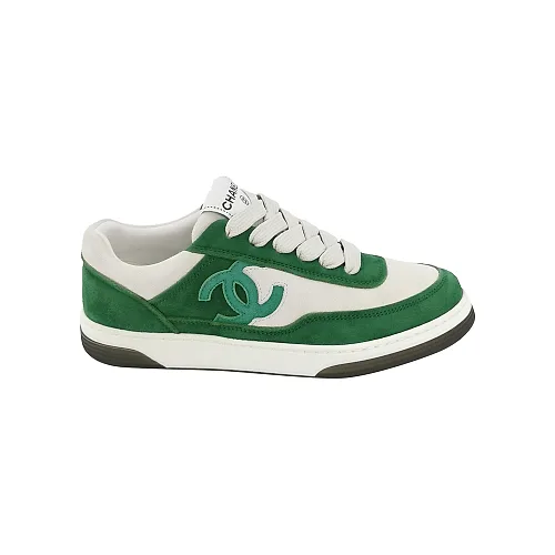 Chanel Double-C Sneakers, Suede Colourblock