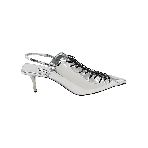Jimmy Choo x Jean Paul Gaultier Heels, Silver