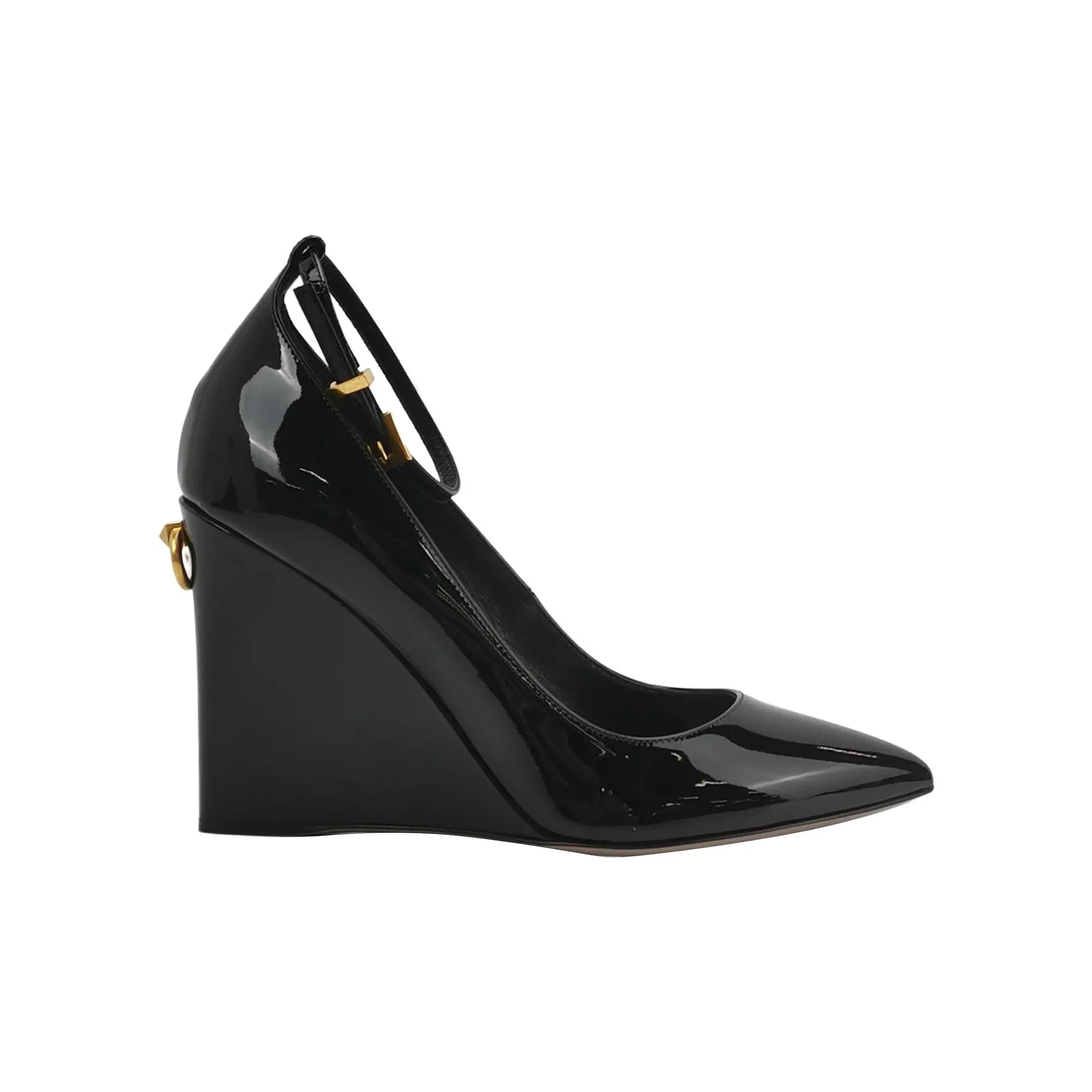 Valentino Pointed Wedge Pumps, Patent