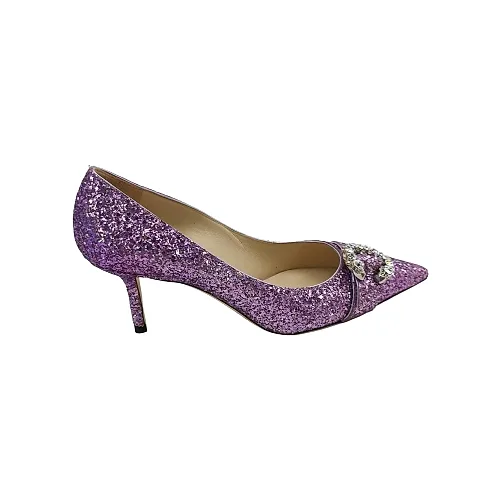 Jimmy Choo Crystal Pumps, Purple