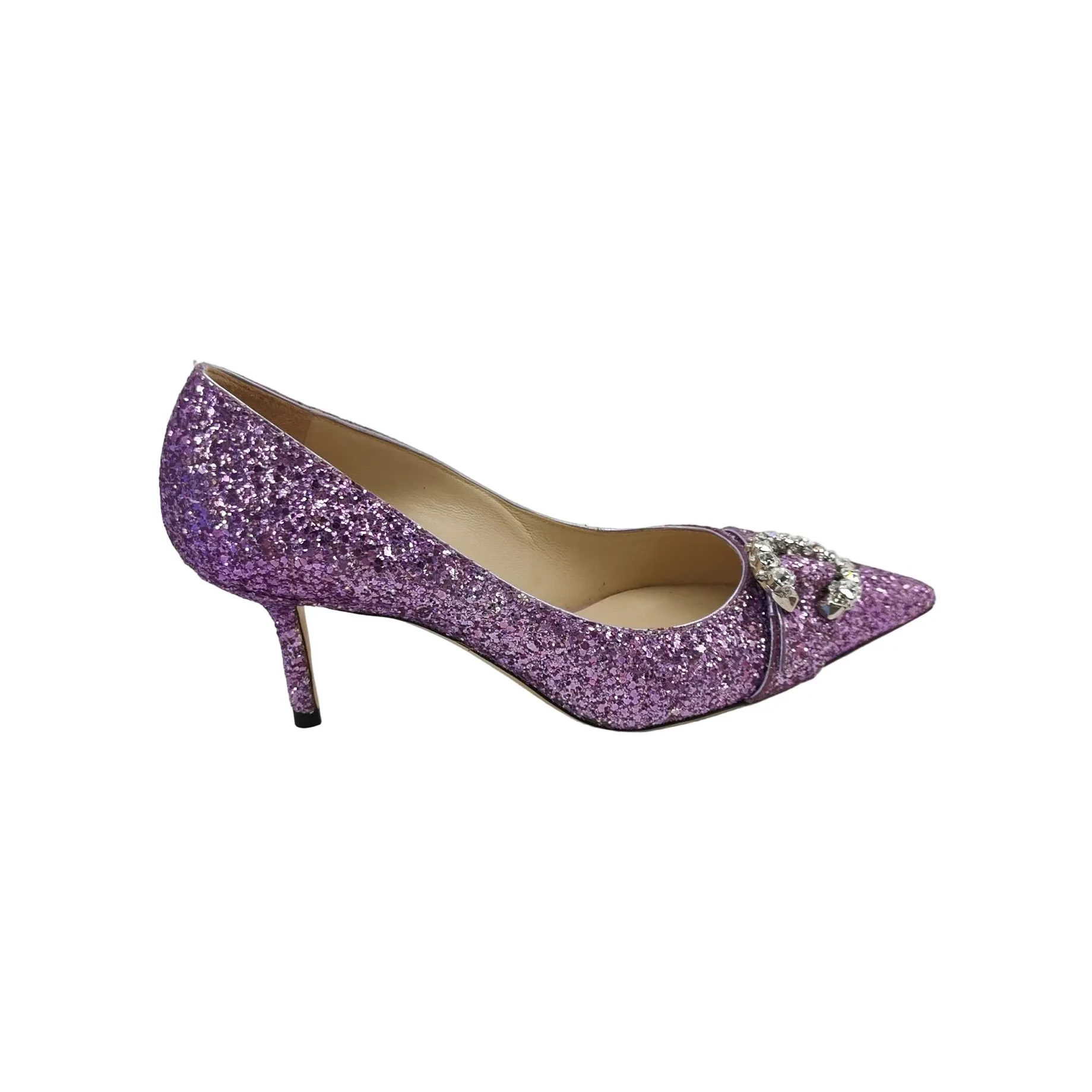 Jimmy Choo Crystal Pumps, Purple