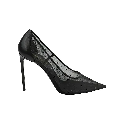 Saint Laurent Crystal Pointed Pumps