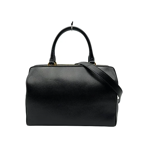 Leather Small Boston Bag