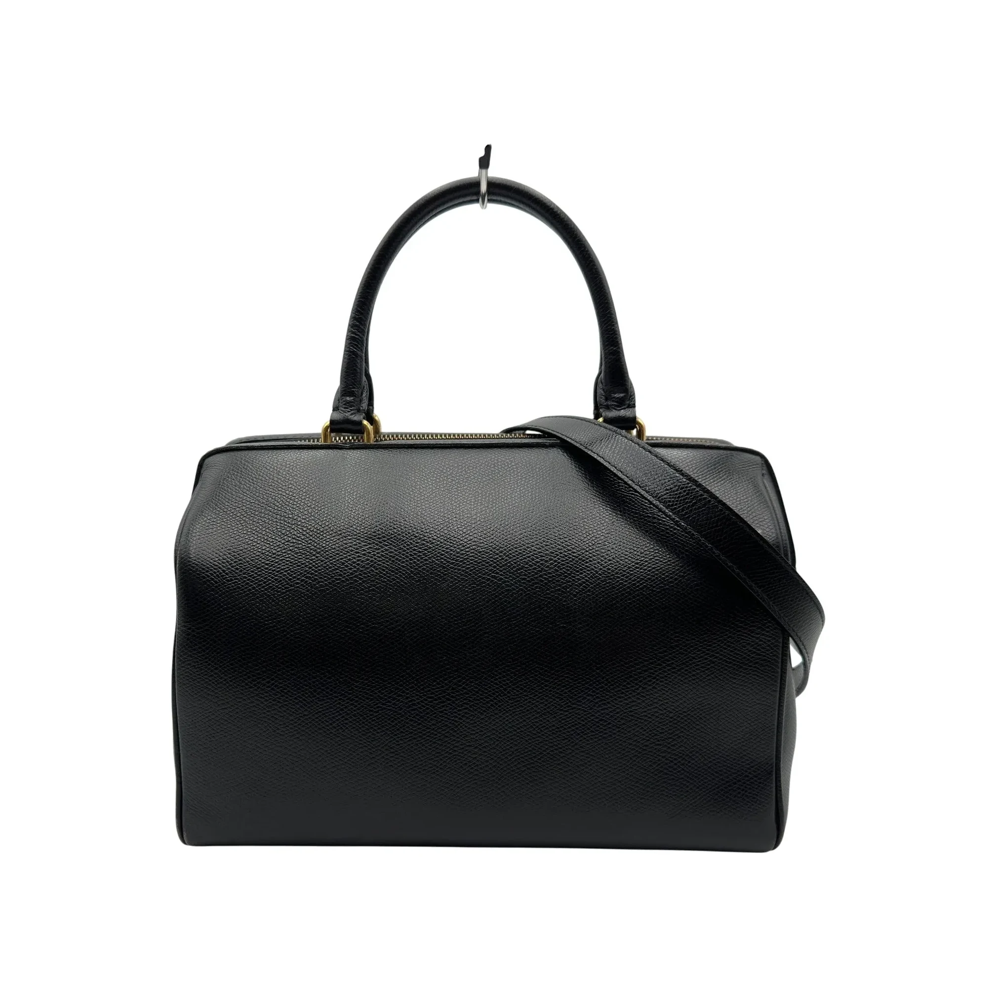 Leather Small Boston Bag