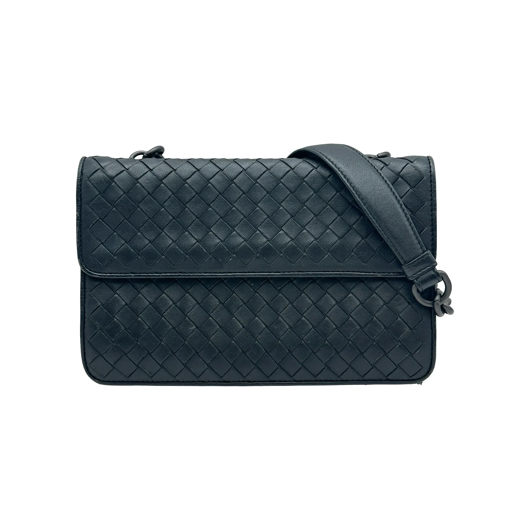 Intrecciato Chain Shoulder Bag