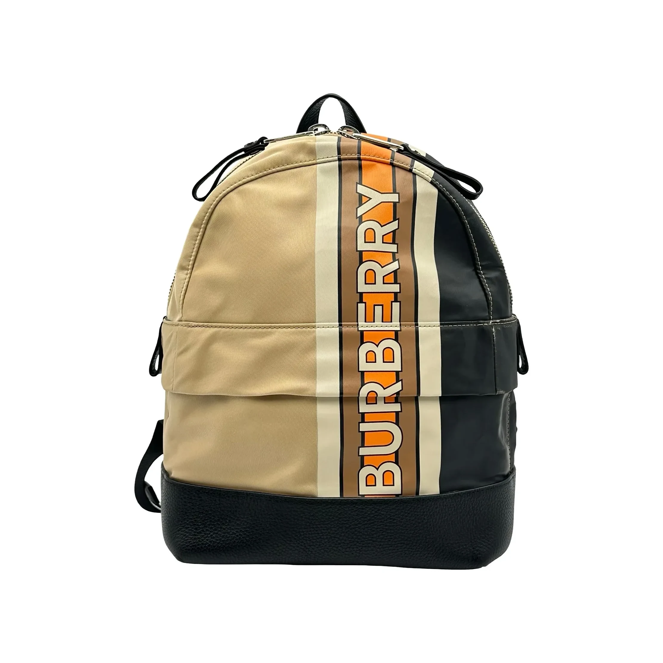 Beige Nylon Backpack