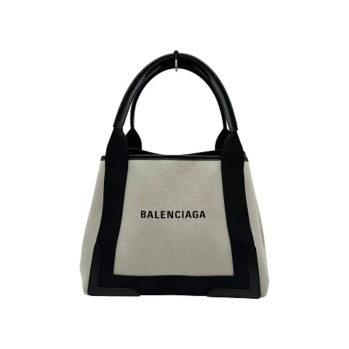 Navy Cabas S Tote Bag