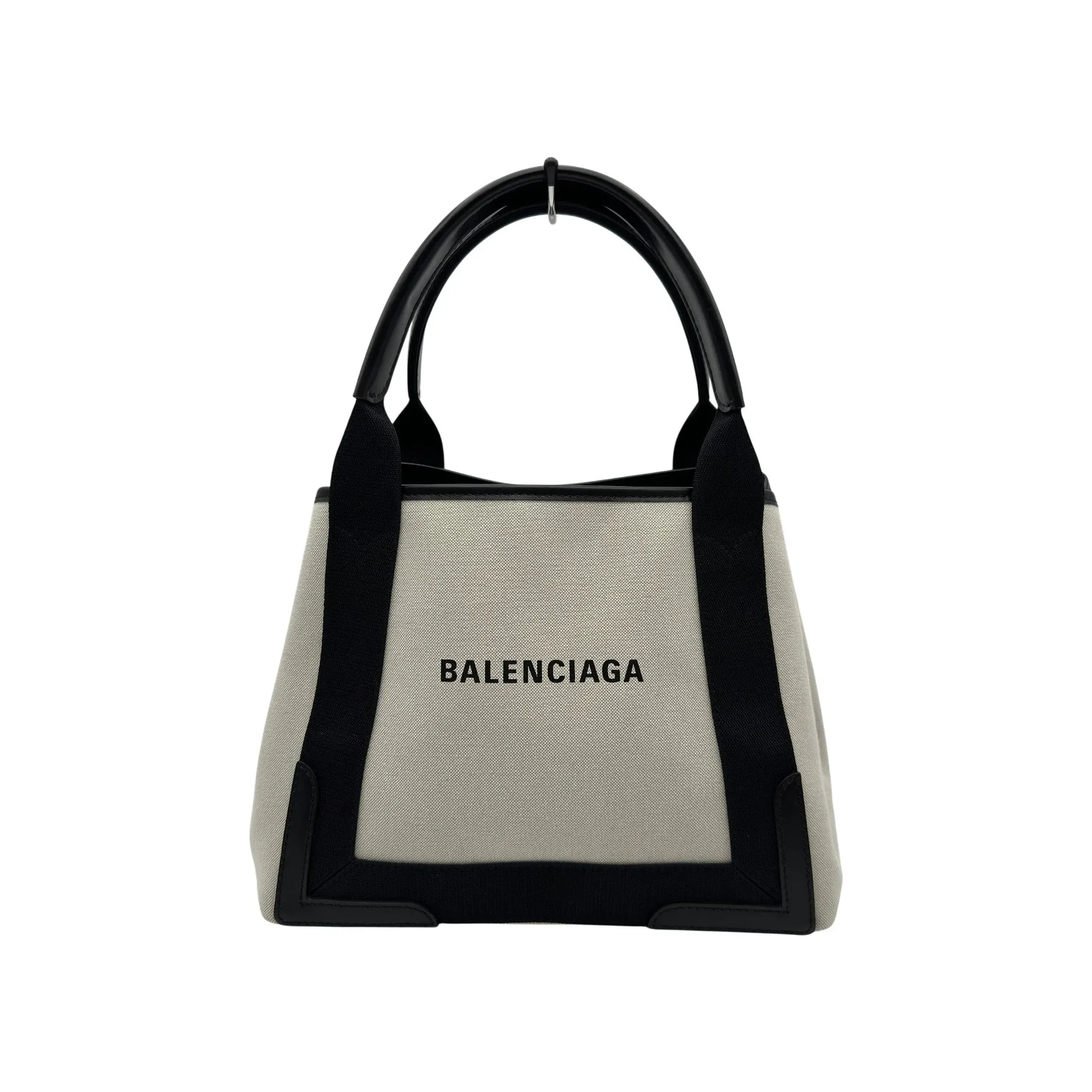 Navy Cabas S Tote Bag