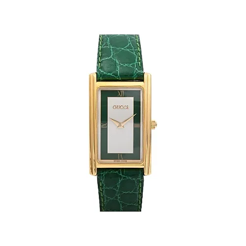 Rectangular Watch 2600M Quartz Silver/Green