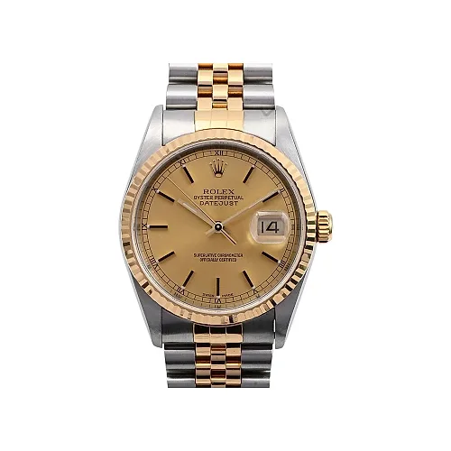 2002 Datejust 36mm 16233 Automatic Gold Watch