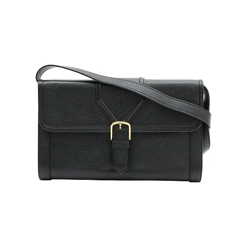Logo embossed 2-way bag in black