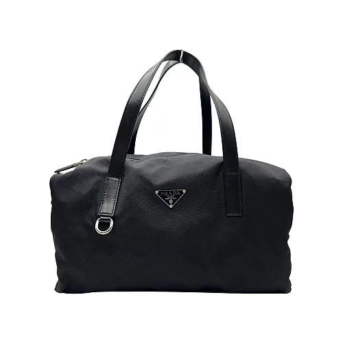 Nylon Small Boston Bag