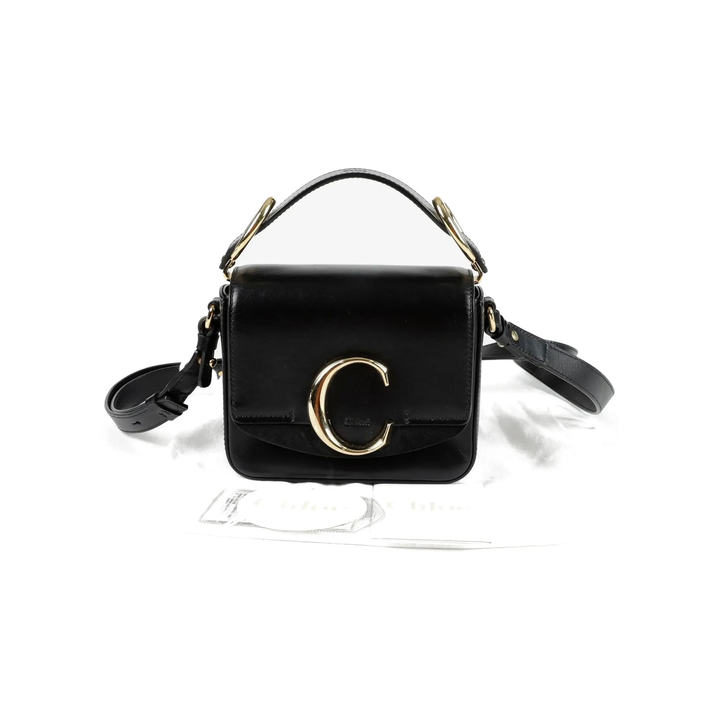 Signature C Mini Tote Shoulder Bag