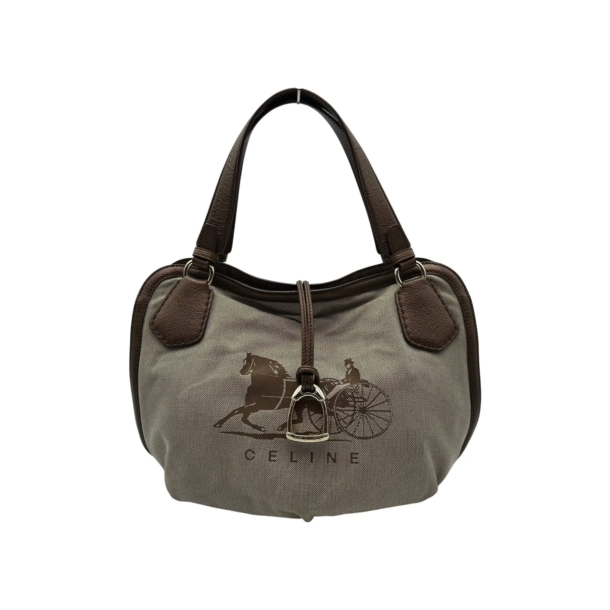 Canvas Leather Tote Bag