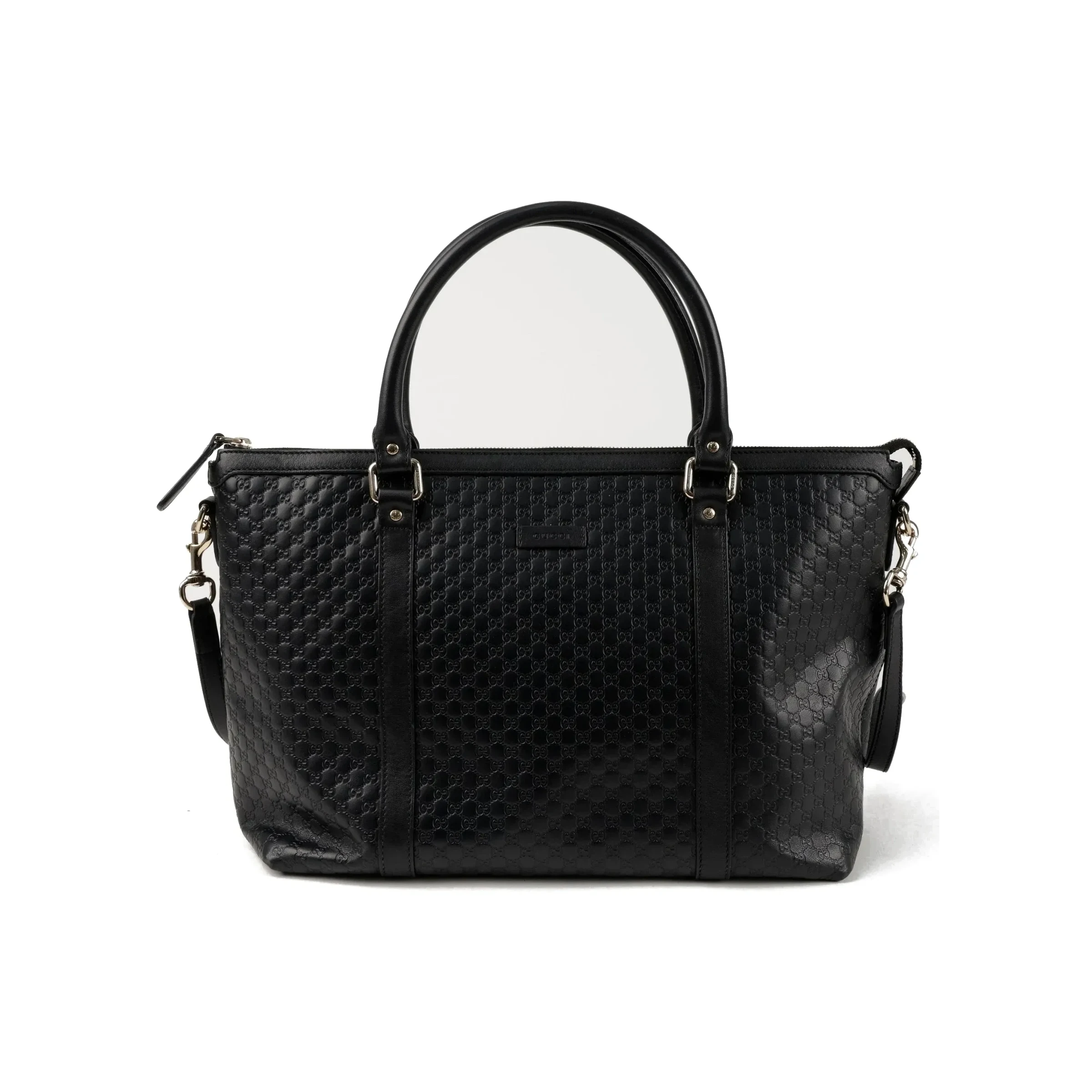 Micro Sima Tote Shoulder Bag Black