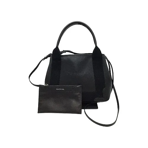 Navy Cabas XS Shoulder Bag