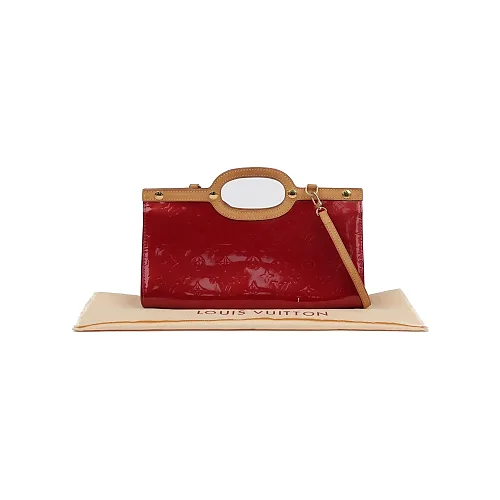 Monogram Vernis Leather Luxbury Drive Tote Shoulder Bag Fondamour