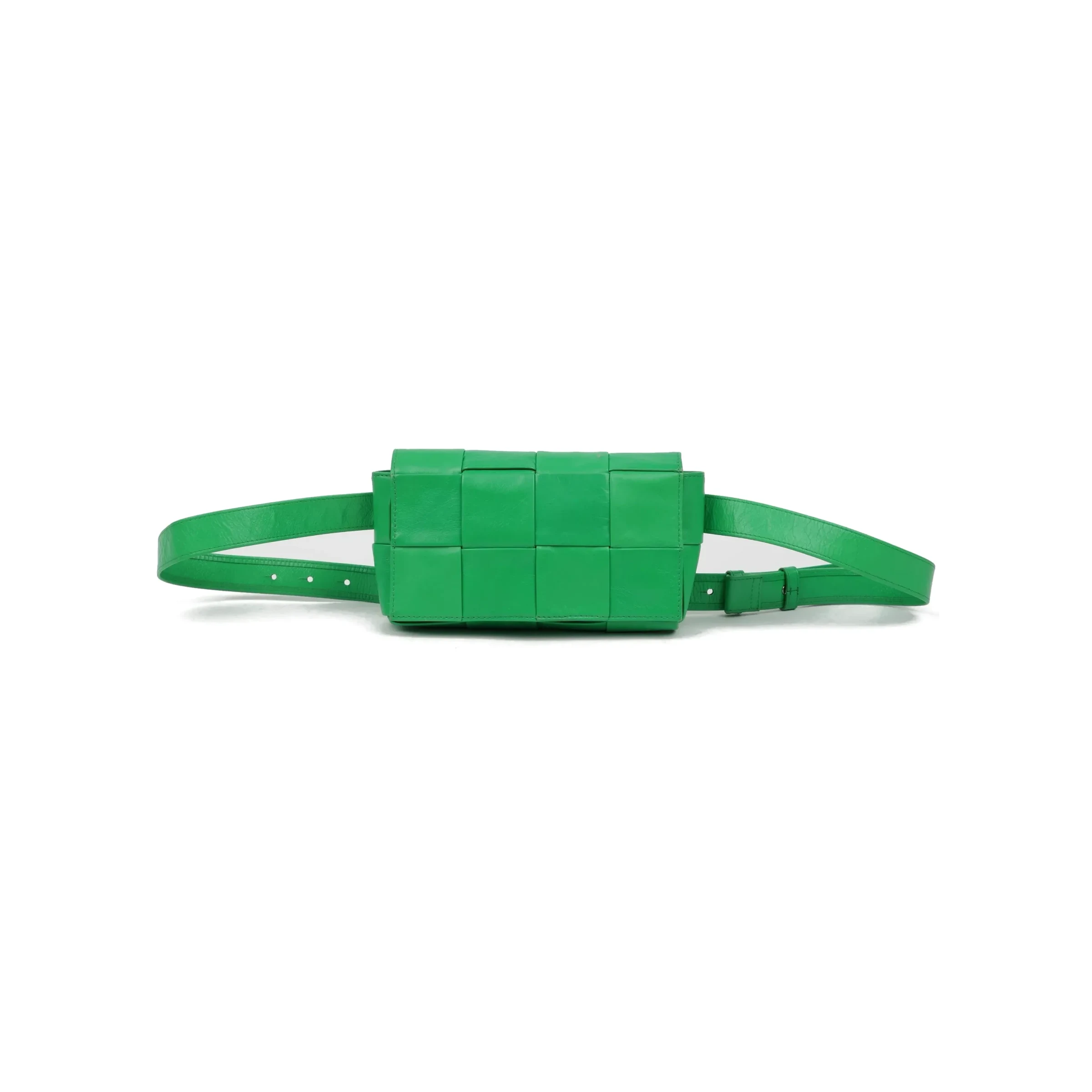 Cassette Intrecciato Mini Belt Bag Parakeet