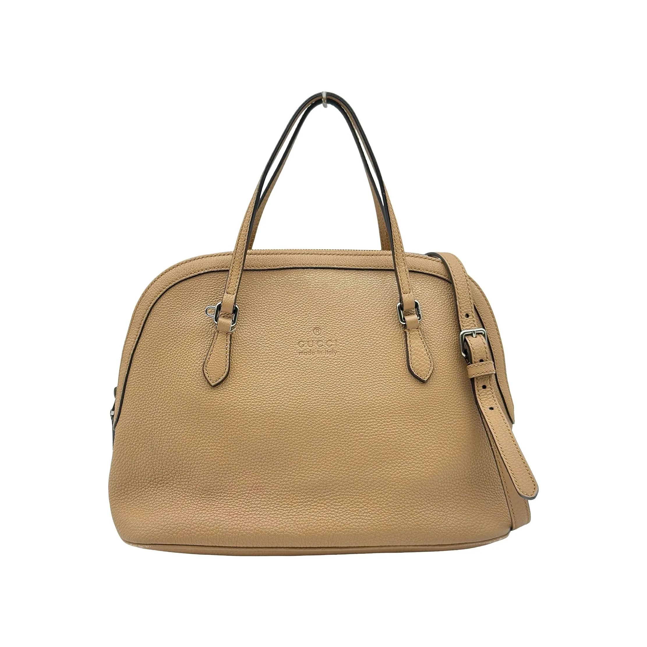 Leather 2-Way Handbag