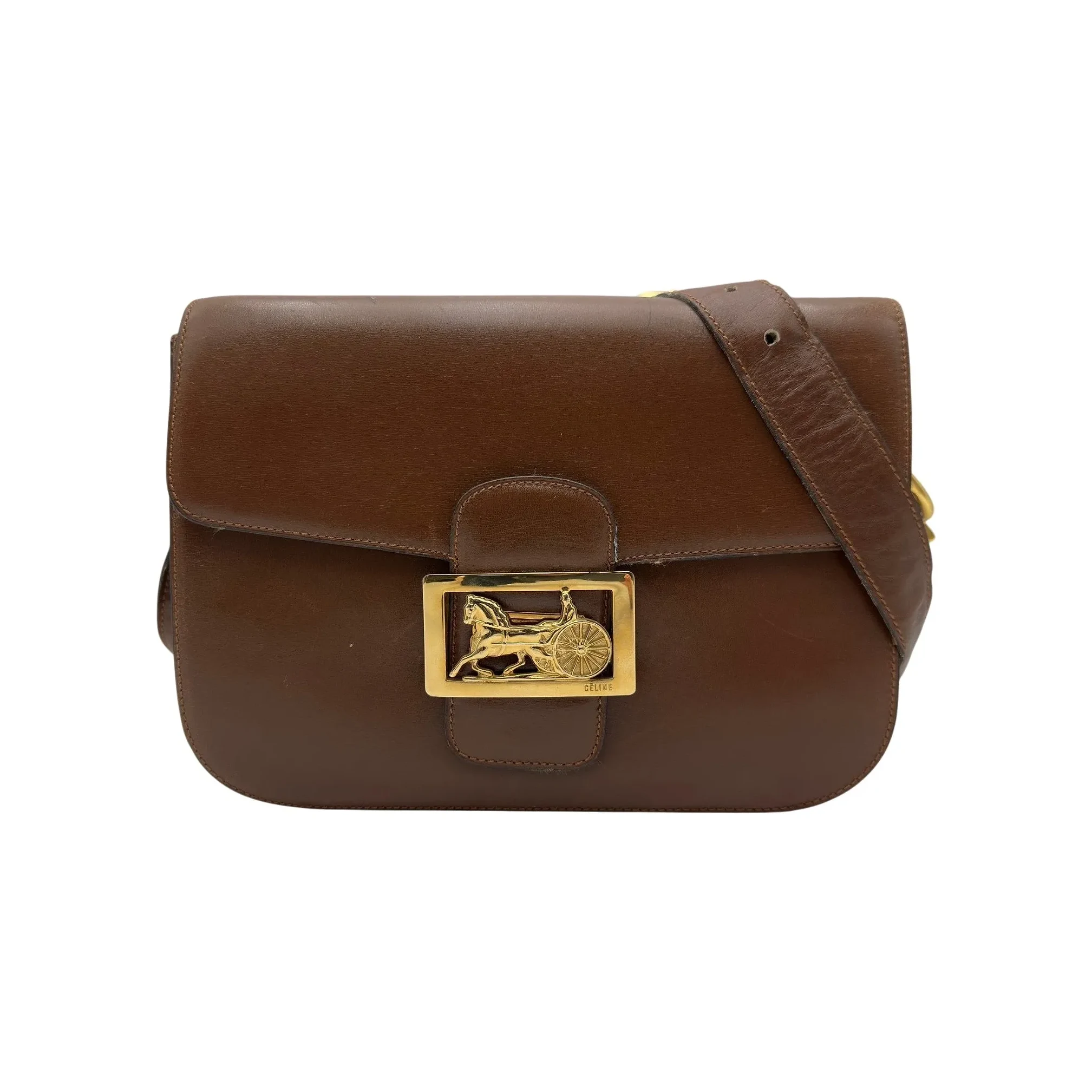 Carriage Hardware Shoulder Bag