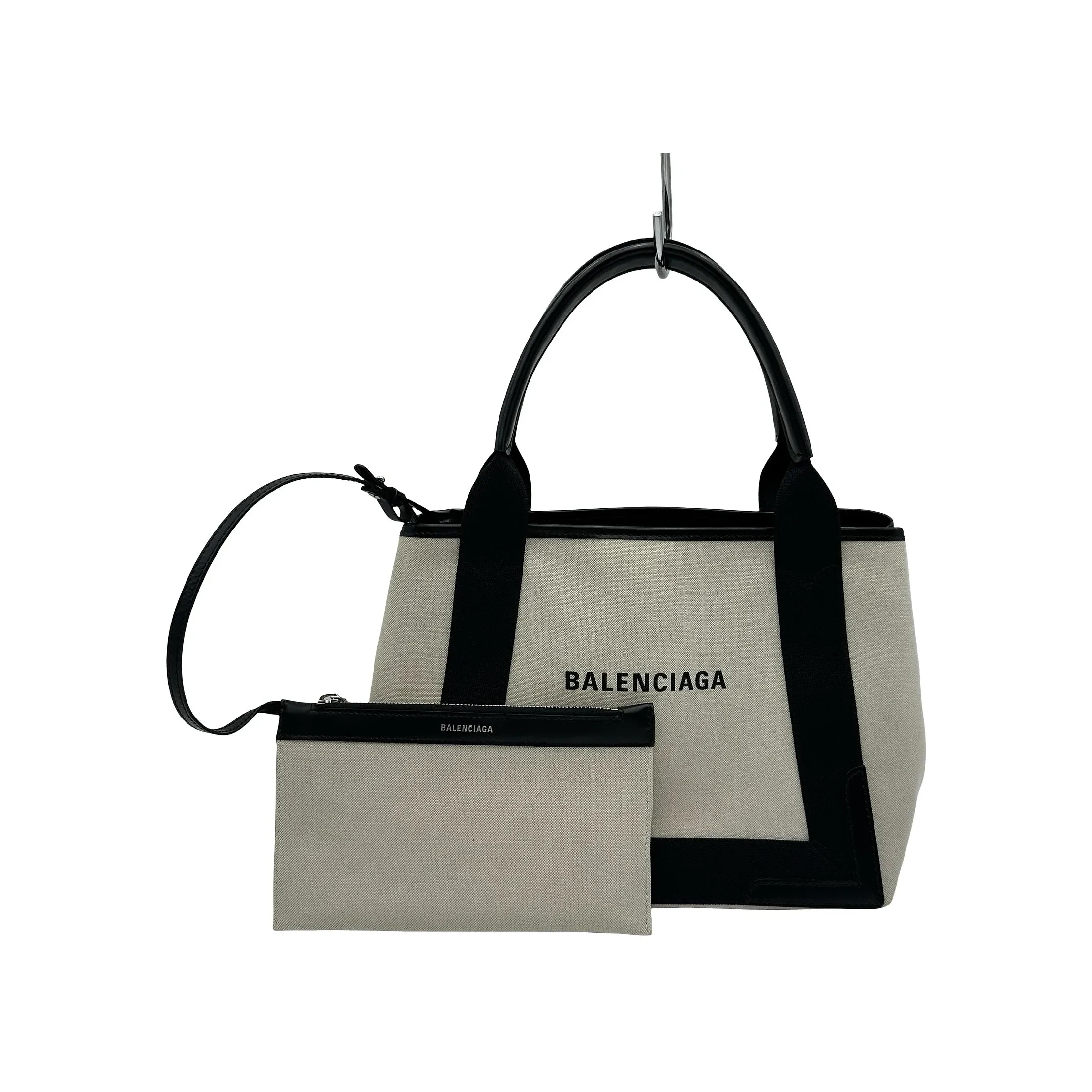 Navy Cabas S Handbag