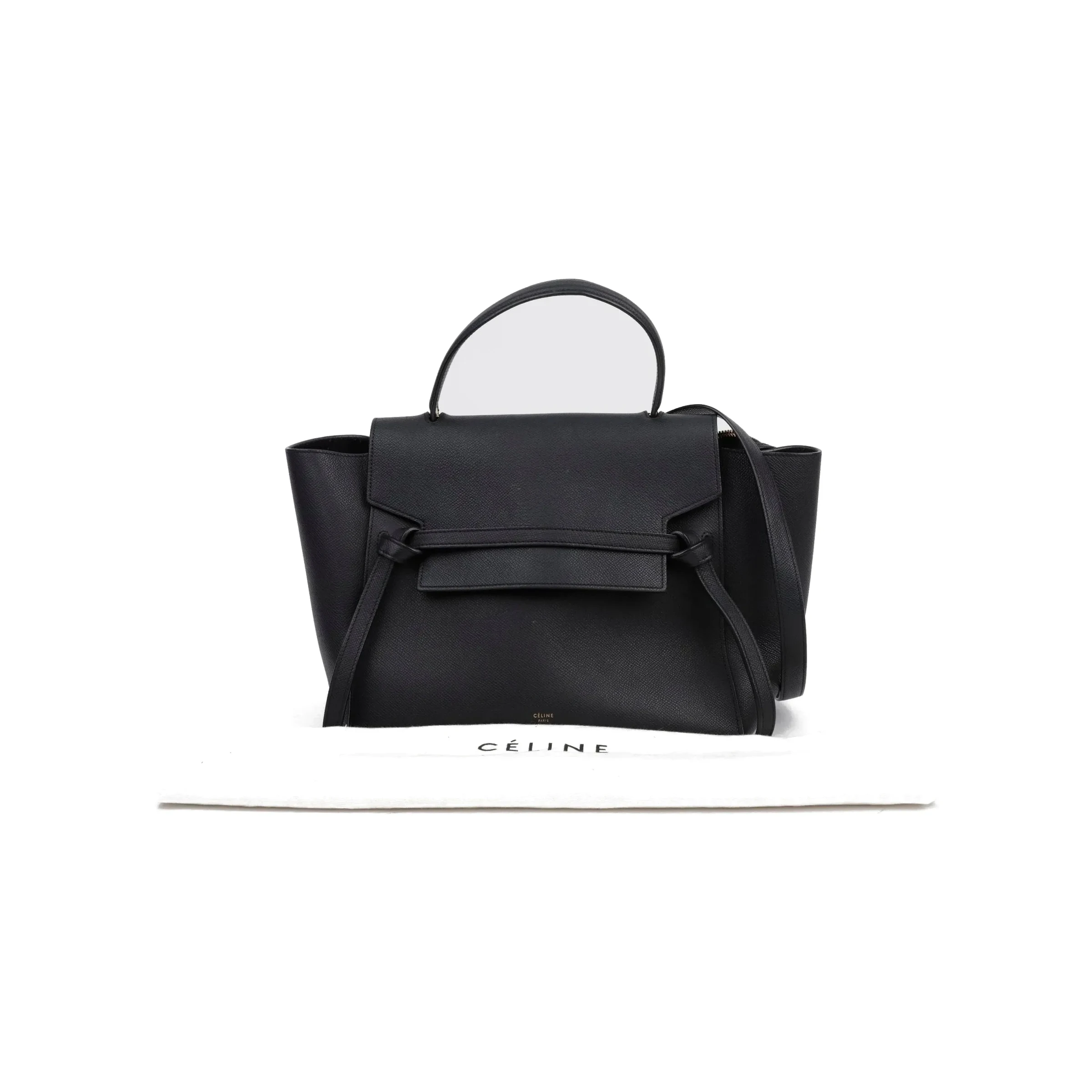 Calfskin Belt Mini Tote Shoulder Bag