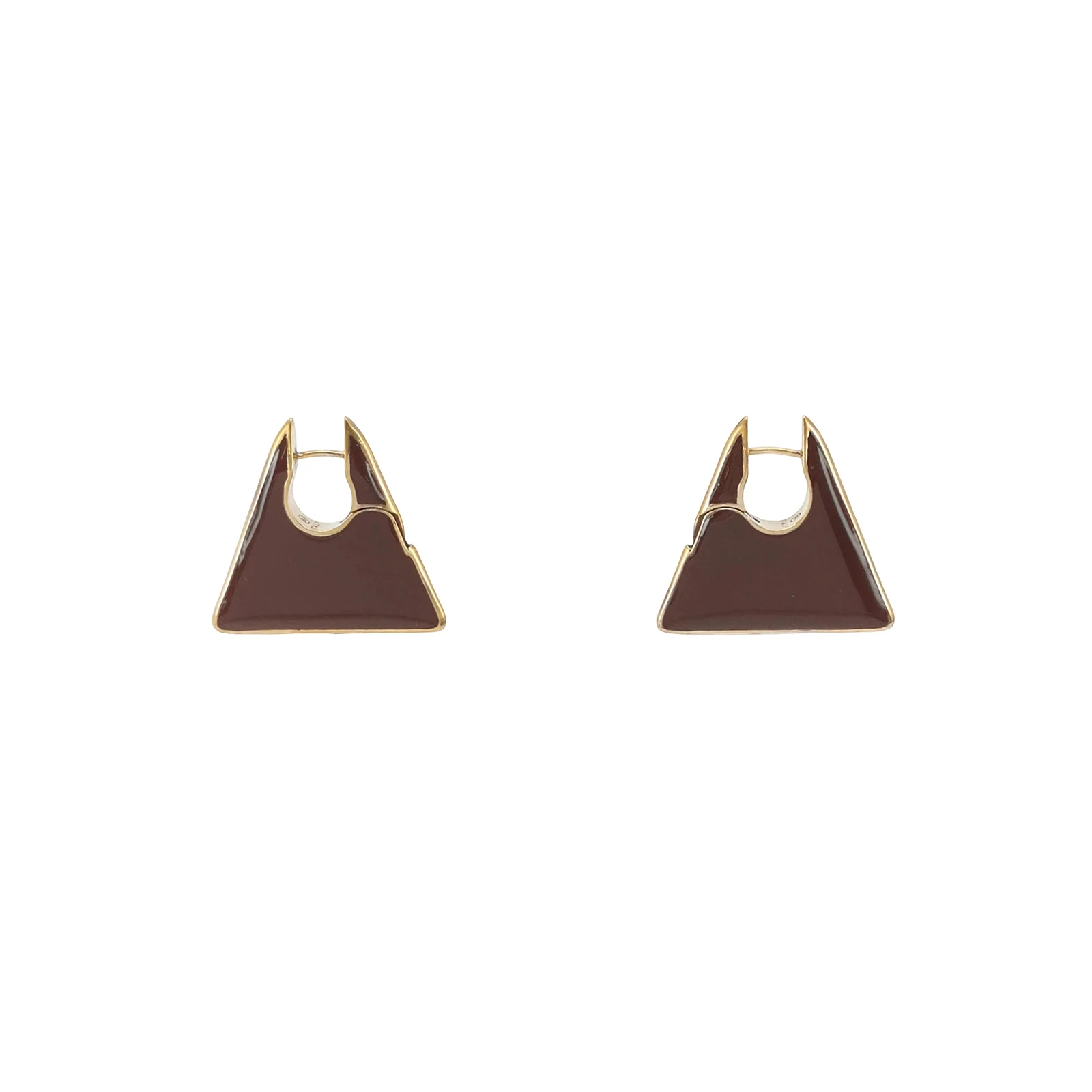 Bottega Veneta Essentials Red Sterling Silver Earrings