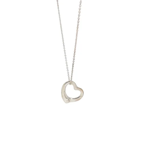Tiffany & Co. Elsa Peretti Open Heart Sterling Silver Necklace