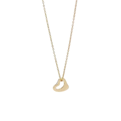 Tiffany & Co. Elsa Peretti Open Heart Necklace, 18K Yellow Gold