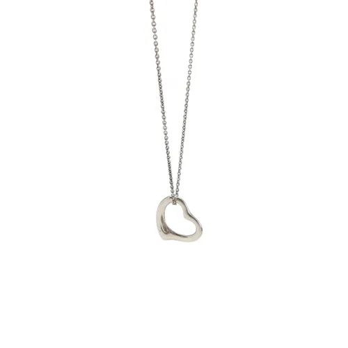 Tiffany & Co. Elsa Peretti Open Heart Sterling Silver Necklace