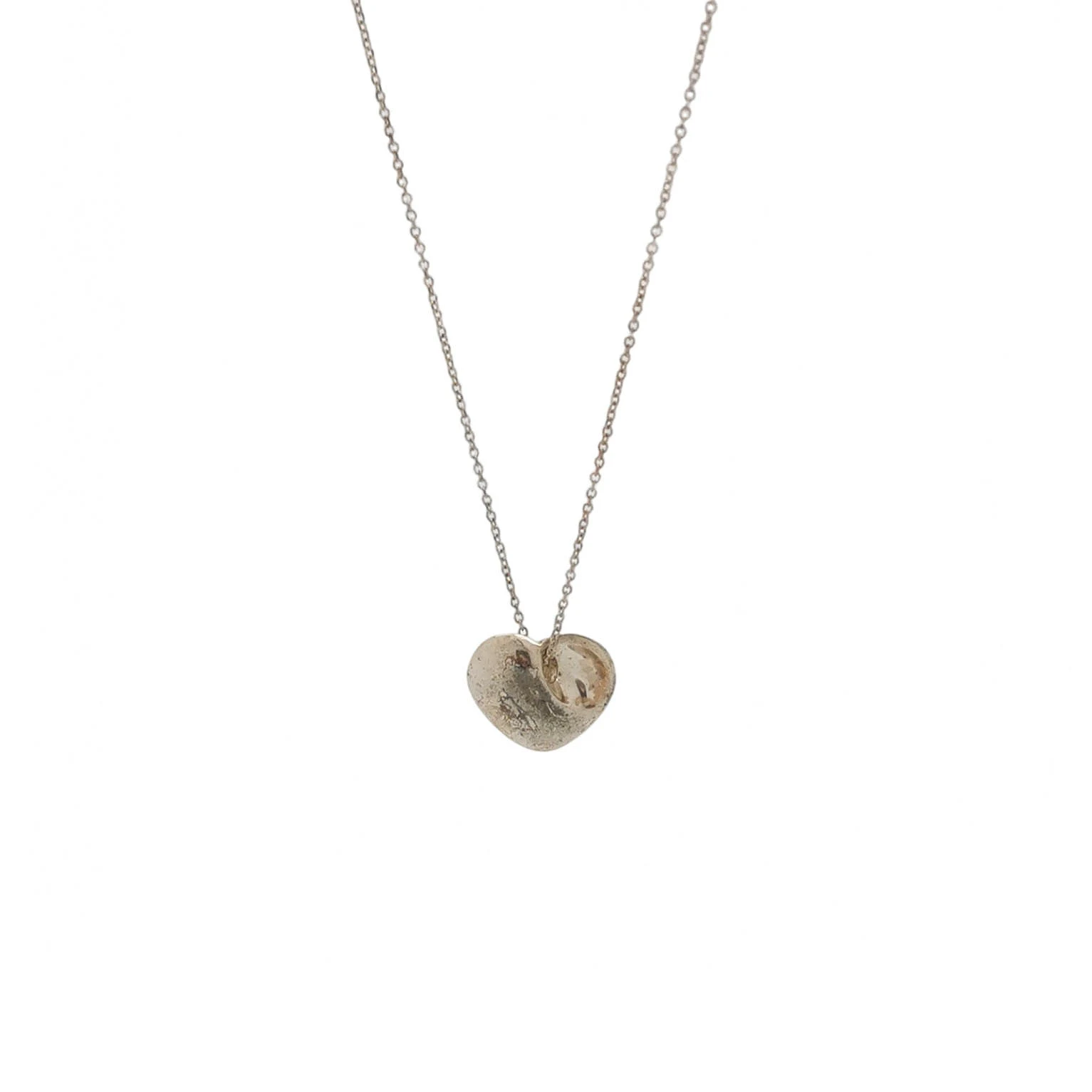 Tiffany & Co. Sterling Silver Heart Pendant Necklace