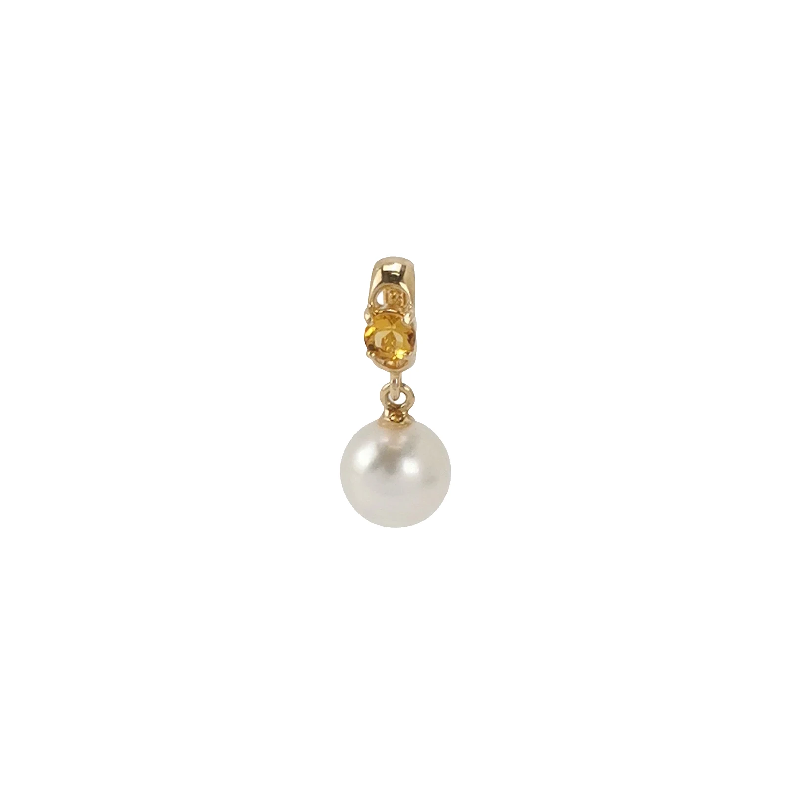 Tasaki 18K Gold Pearl Pendant