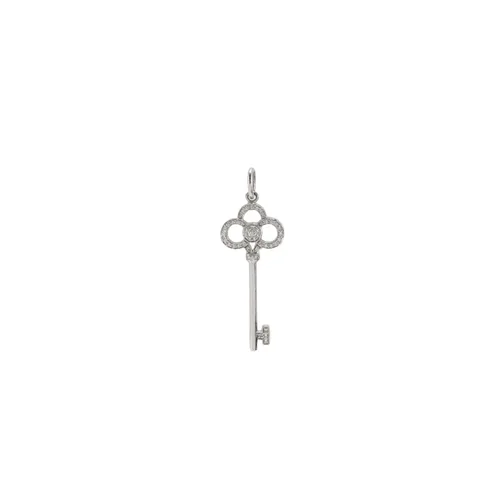 Tiffany & Co. Tiffany Keys Pendant, 18K White Gold, Diamond