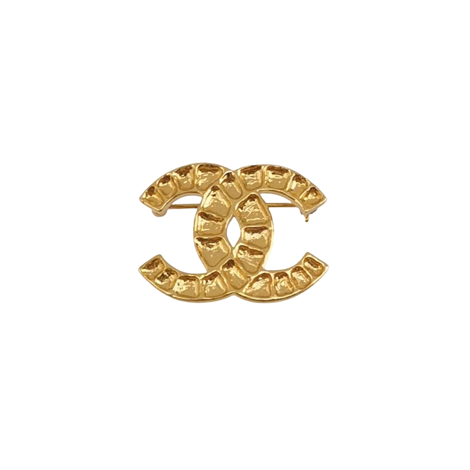 Chanel 19A Double C Logo Brooch