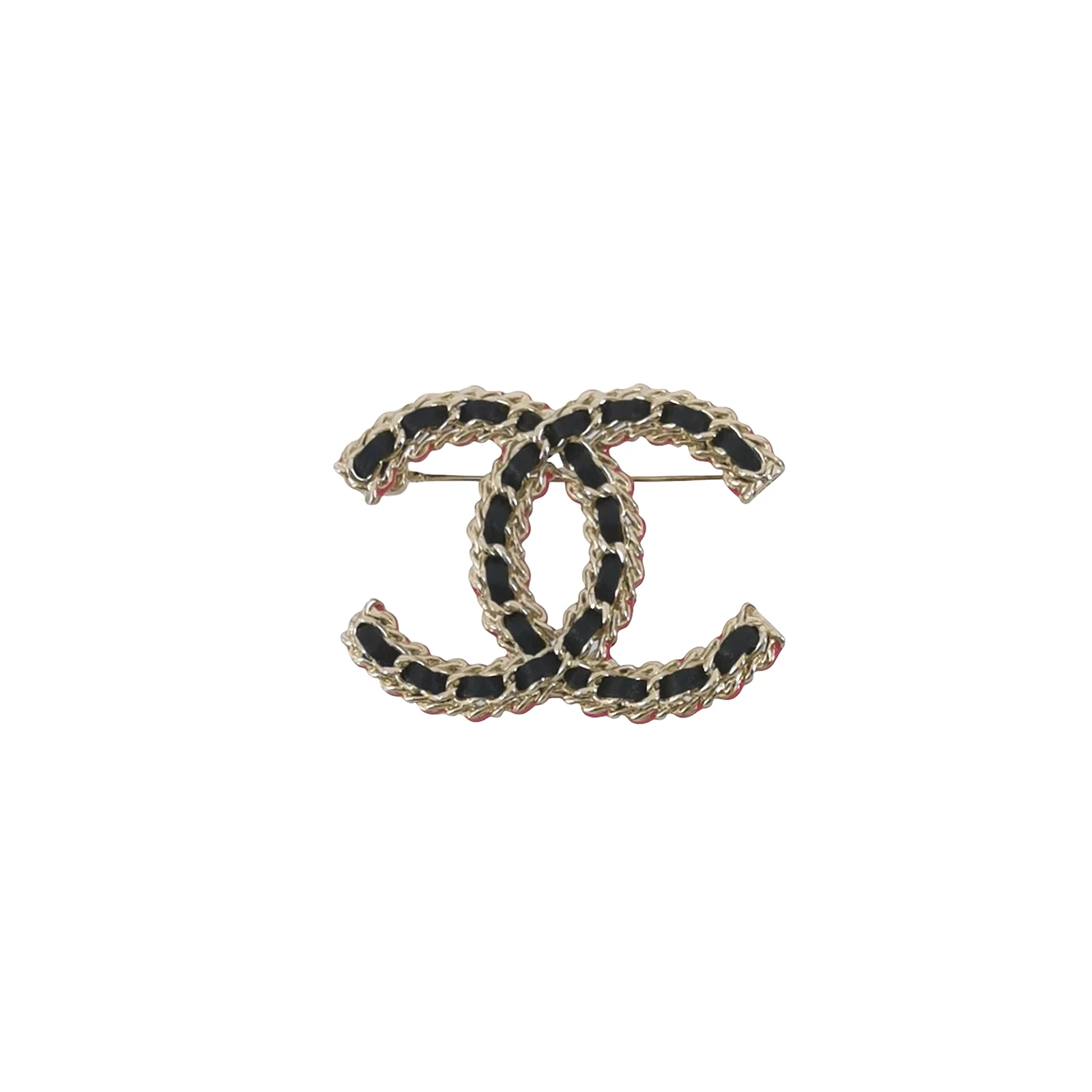 Chanel CC Logo Brooch (23B)