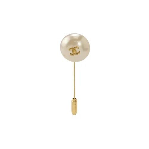 Chanel 93A Faux Pearl CC Vintage Brooch