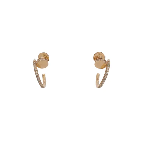 Cartier Juste un Clou Stud Earrings, 18K Rose Gold, Diamond