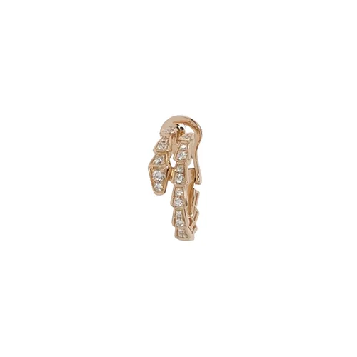 Bvlgari Serpenti Single Stud Earring, 18K Rose Gold, Diamond